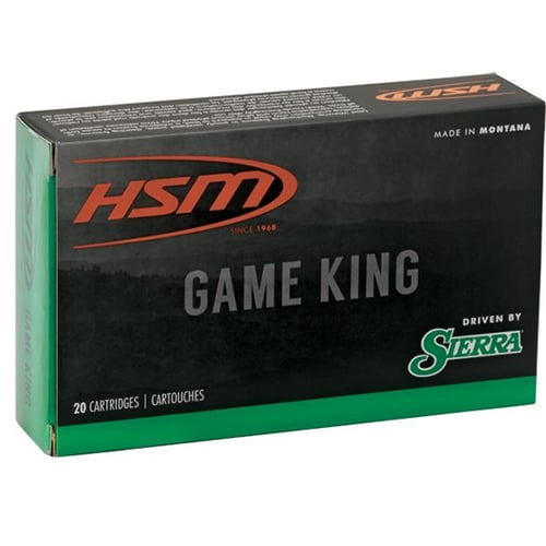 HSM 2842N Game King  284 Win 160 gr Sierra GameKing Spitzer Boat Tail 20 Per Box/ 25 Case